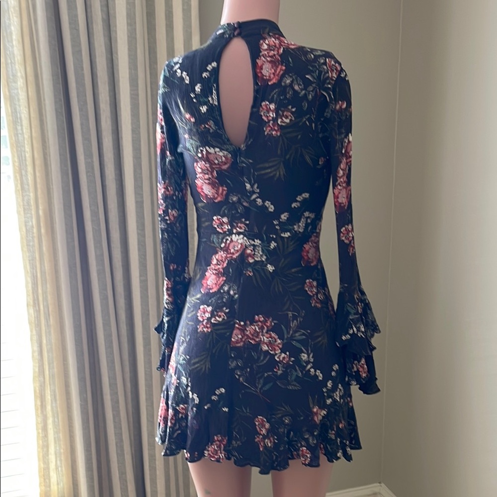 Floral Long Sleeve Dress - Picture 3 of 7